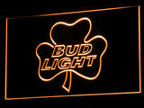 FREE Bud Light Shamrock LED Sign - Orange - TheLedHeroes