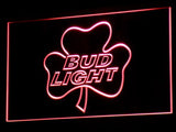 FREE Bud Light Shamrock LED Sign - Red - TheLedHeroes