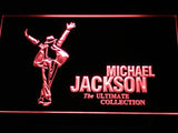 Michael Jackson Ultimate Collection LED Neon Sign USB - Red - TheLedHeroes