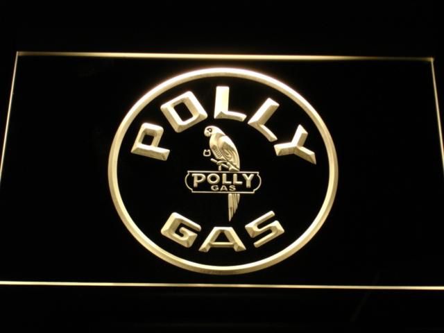 Polly Gas LED Neon Sign USB - Yellow - TheLedHeroes