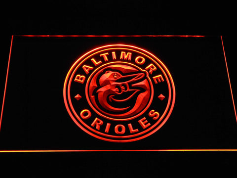 Baltimore Orioles (26) LED Neon Sign Electrical - Orange - TheLedHeroes