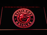 Baltimore Orioles (26) LED Neon Sign Electrical - Red - TheLedHeroes