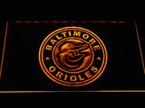 Baltimore Orioles (26) LED Neon Sign USB - Yellow - TheLedHeroes