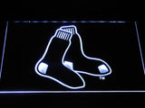 Boston Red Sox (14) LED Neon Sign USB - White - TheLedHeroes