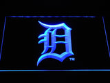 Detroit Tigers Logo LED Neon Sign USB - Blue - TheLedHeroes