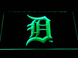 Detroit Tigers Logo LED Neon Sign USB - Green - TheLedHeroes