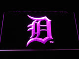 Detroit Tigers Logo LED Neon Sign Electrical - Purple - TheLedHeroes