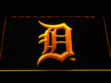 Detroit Tigers Logo LED Neon Sign Electrical - Yellow - TheLedHeroes