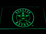 Houston Astros LED Neon Sign USB - Green - TheLedHeroes