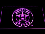 Houston Astros LED Neon Sign Electrical - Purple - TheLedHeroes
