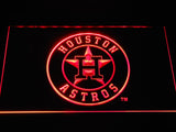 Houston Astros LED Neon Sign Electrical - Red - TheLedHeroes