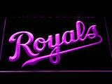 Kansas City Royals (2) LED Neon Sign Electrical - Purple - TheLedHeroes