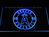 Los Angeles Angels (9) LED Neon Sign USB - Blue - TheLedHeroes