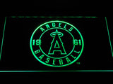 FREE Los Angeles Angels (9) LED Sign - Green - TheLedHeroes