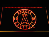 Los Angeles Angels (9) LED Neon Sign USB - Orange - TheLedHeroes