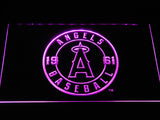 Los Angeles Angels (9) LED Neon Sign USB - Purple - TheLedHeroes