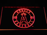 Los Angeles Angels (9) LED Neon Sign USB - Red - TheLedHeroes