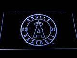 Los Angeles Angels (9) LED Neon Sign USB - White - TheLedHeroes
