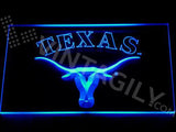 Texas Longhorns LED Neon Sign Electrical - Blue - TheLedHeroes