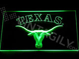 Texas Longhorns LED Neon Sign Electrical - Green - TheLedHeroes