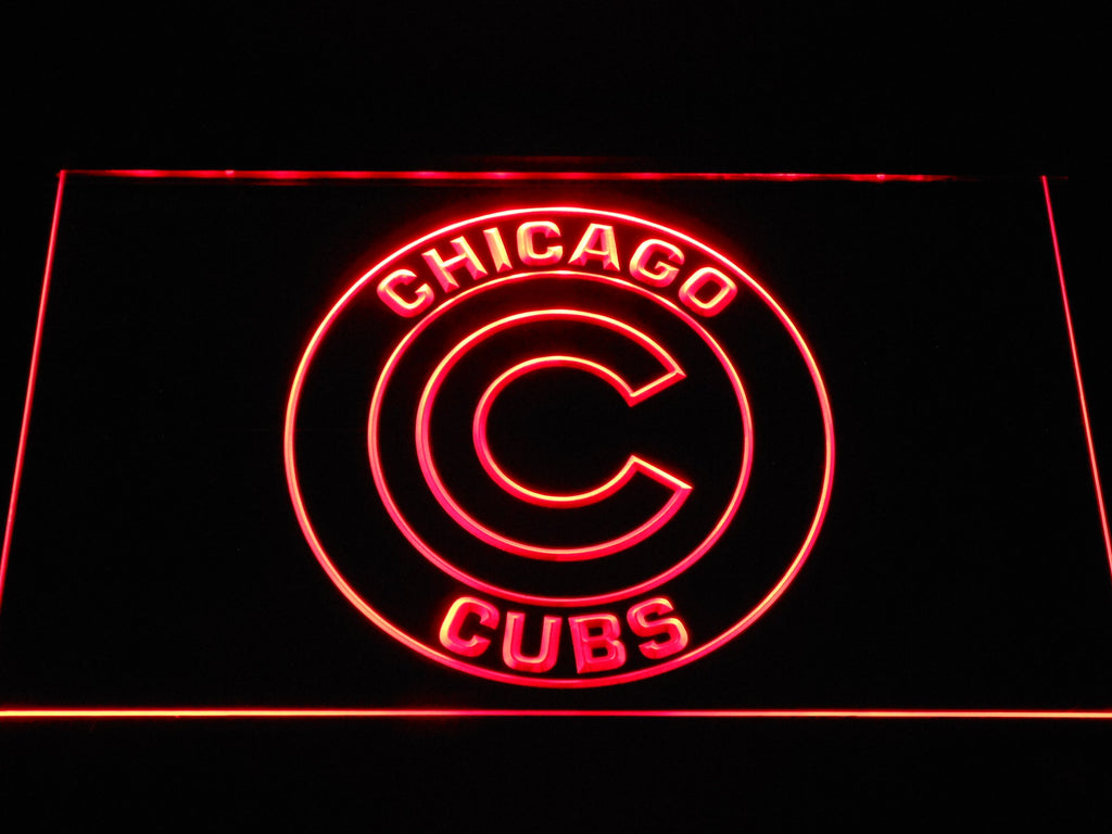Chicago Cubs (5) LED Neon Sign Electrical - Red - TheLedHeroes