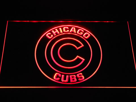 Chicago Cubs (5) LED Neon Sign Electrical - Red - TheLedHeroes