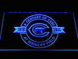 FREE Chicago Cubs 100th Anniversary LED Sign - Blue - TheLedHeroes