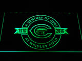 FREE Chicago Cubs 100th Anniversary LED Sign - Green - TheLedHeroes