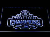 Chicago Cubs 2016 Champions  LED Neon Sign Electrical - White - TheLedHeroes