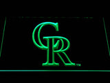 Colorado Rockies (3) LED Neon Sign USB - Green - TheLedHeroes