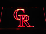 Colorado Rockies (3) LED Neon Sign USB - Red - TheLedHeroes