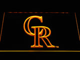 Colorado Rockies (3) LED Neon Sign Electrical - Yellow - TheLedHeroes