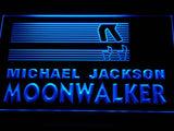 Michael Jackson Moonwalker LED Neon Sign Electrical - Blue - TheLedHeroes