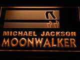 Michael Jackson Moonwalker LED Neon Sign USB - Orange - TheLedHeroes