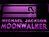 Michael Jackson Moonwalker LED Neon Sign USB - Purple - TheLedHeroes