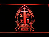 FREE 2nd Battalion 2nd Marines LED Sign - Red - TheLedHeroes