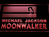 Michael Jackson Moonwalker LED Neon Sign USB - Red - TheLedHeroes
