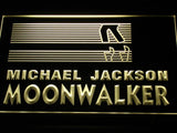 Michael Jackson Moonwalker LED Neon Sign Electrical - Yellow - TheLedHeroes
