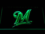 Milwaukee Brewers LED Neon Sign Electrical - Green - TheLedHeroes