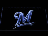 Milwaukee Brewers LED Neon Sign USB - White - TheLedHeroes