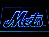 New York Mets LED Neon Sign USB - Blue - TheLedHeroes
