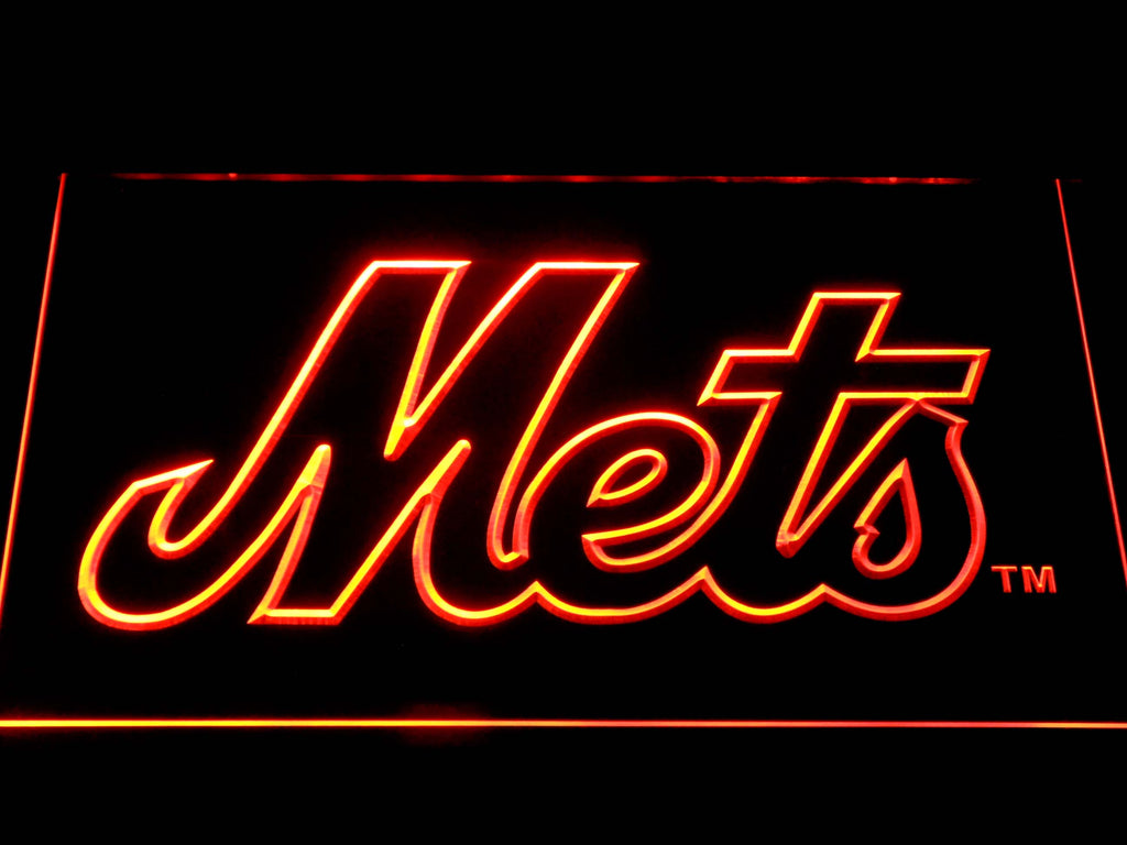 FREE New York Mets LED Sign - Orange - TheLedHeroes