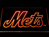 New York Mets LED Neon Sign USB - Orange - TheLedHeroes