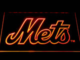 New York Mets LED Neon Sign Electrical - Orange - TheLedHeroes