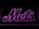 New York Mets LED Neon Sign USB - Purple - TheLedHeroes