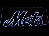 New York Mets LED Neon Sign USB - White - TheLedHeroes
