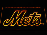 New York Mets LED Neon Sign USB - Yellow - TheLedHeroes