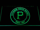 Pittsburgh Pirates LED Neon Sign USB - Green - TheLedHeroes
