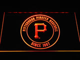 Pittsburgh Pirates LED Neon Sign Electrical - Orange - TheLedHeroes
