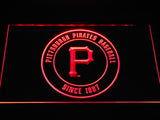 Pittsburgh Pirates LED Neon Sign Electrical - Red - TheLedHeroes